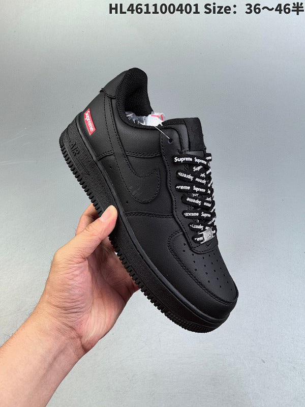 The Supreme x Air Force 1 Low “Black” CU9225-001 EUR