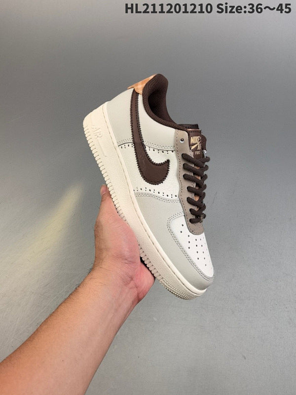 AIR FORCE 1‘07 Low Polyvalent Casual Sport Chaussure Skateboard :FV3702-121 SIZE: