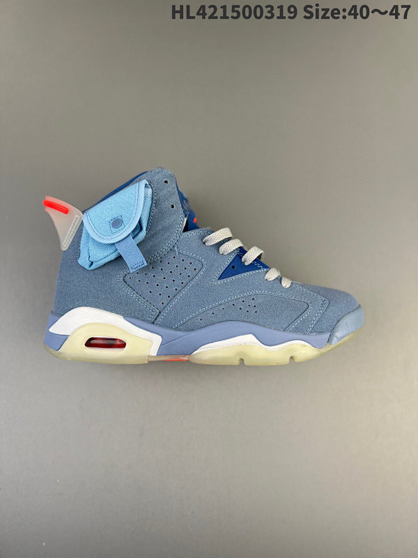 Travis Scott x Air Jordan 6 "Cactus Jack" AJ6 Rétro Casual Chaussure Basketball