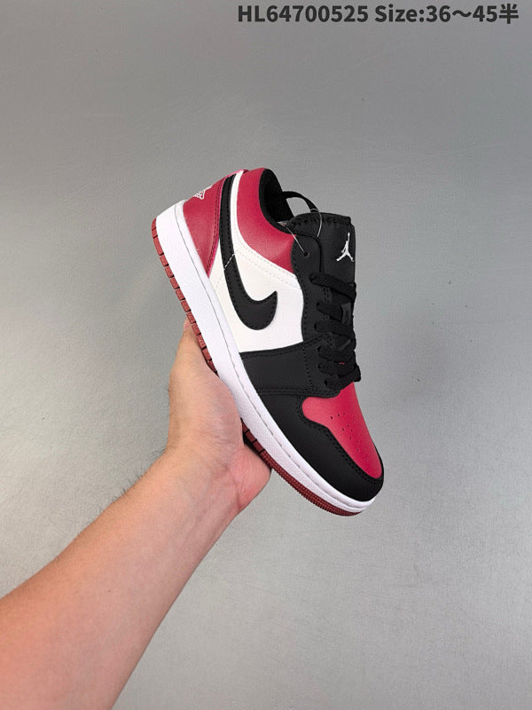 Air Jordan 1 Low "Bred Toe" Low AJ1 1 aj1 1 553558-612 553560-612