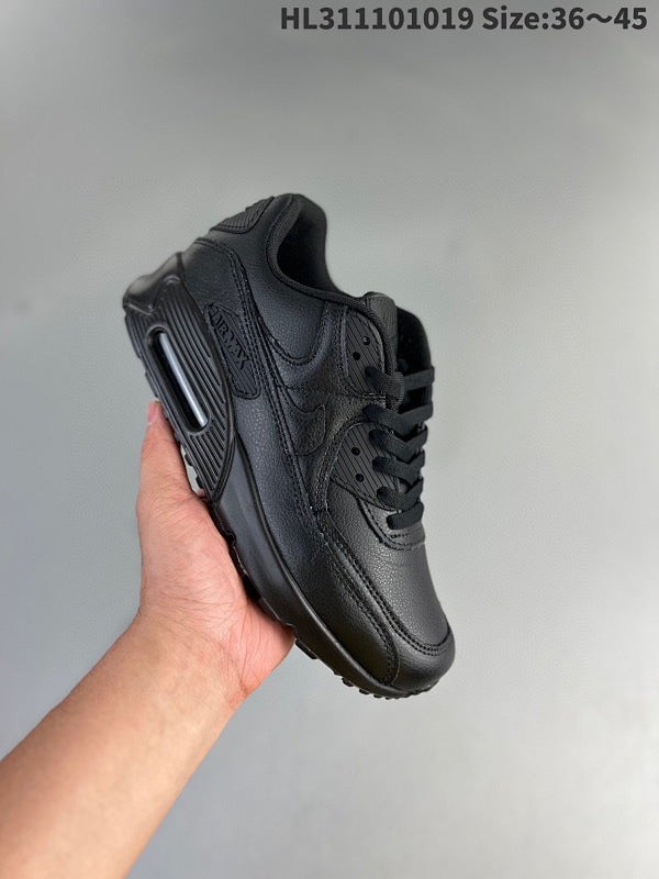 Air Max 90 Classique Rétro leather version all black