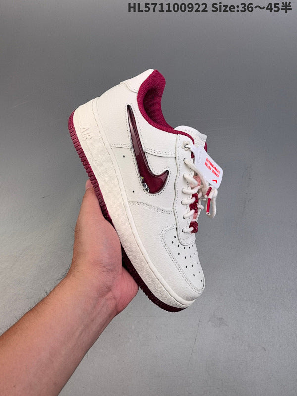 Air Force 1'07 Low"Valentine’s Day" Low Classique Polyvalent Casual Sport Chaussure Skateboard