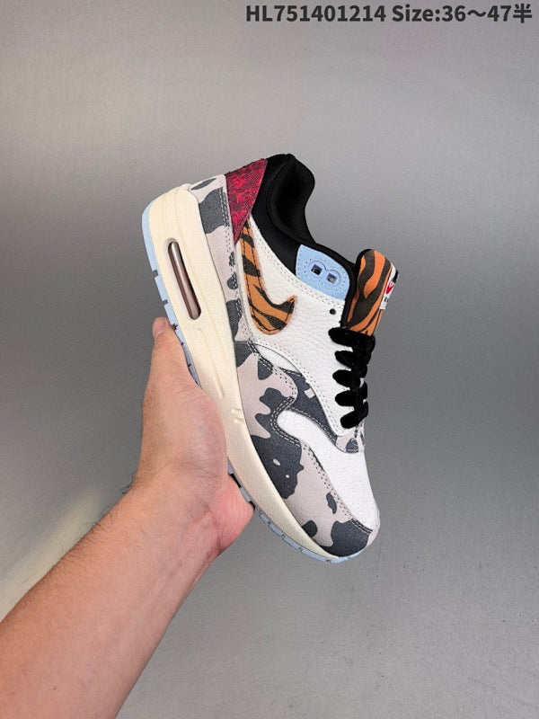 Patta x Air Max 1“Monarch” Rétro Casual Chaussure Running