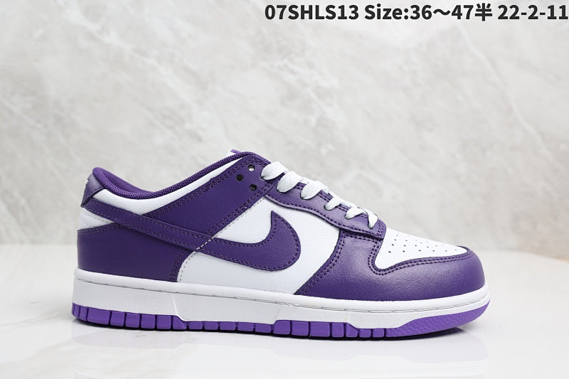 real leather Dunk Low Retro "Court Purple" SB Low