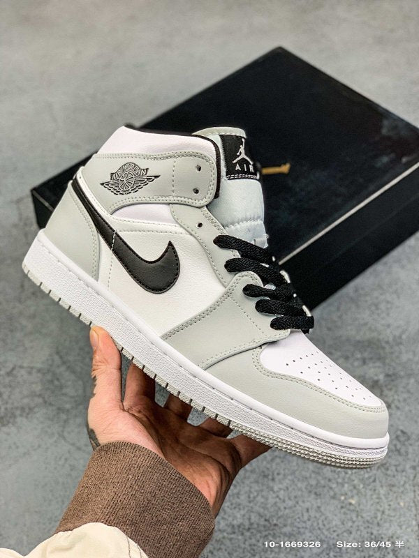 # /Air Jordan 1 Mid 1AJ1 Mid Série Casual Chaussure Skateboard Polyvalent Air Sol