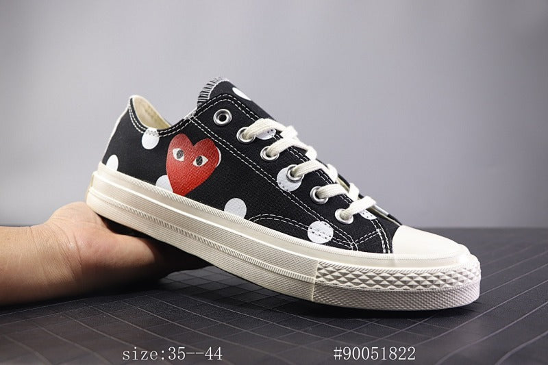 ✅ # PU ❗ 1970S CDG PLAY x 157249C Chaussure Skateboard 35 36 36.5 37 3