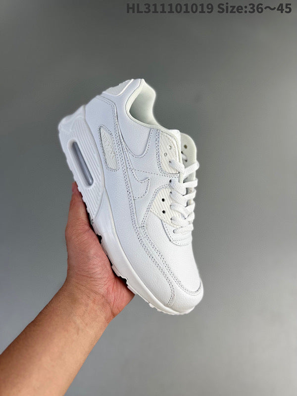 Air Max 90 Classique Rétro leather version all white