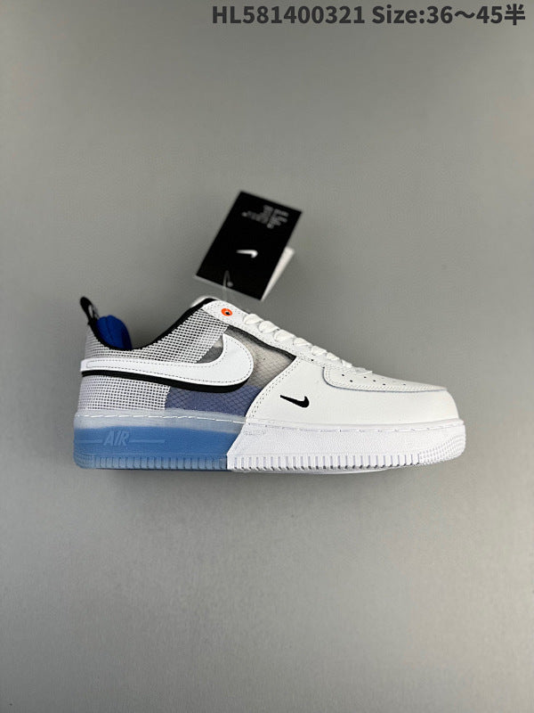 Air Force 1 React"Coconut Milk" Low Classique Polyvalent Casual Sport Chaussure Skateboard 36-45