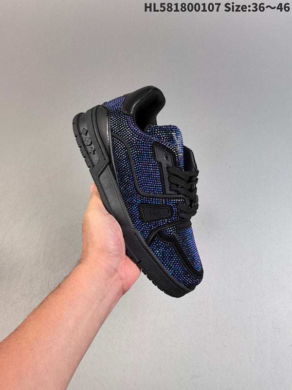 L---- Trainer Sneaker Low Casual Sport Polyvalent Chaussure Skateboard