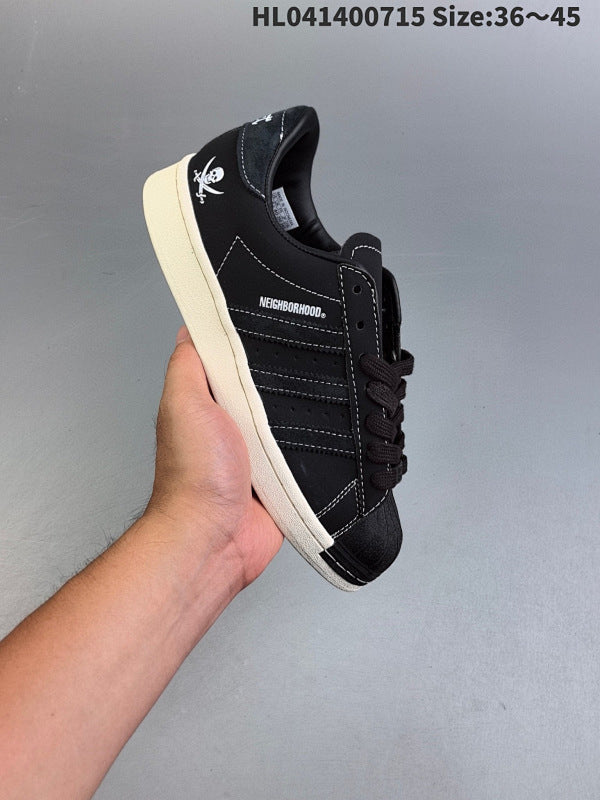 Neighborhood x Originals Superstar Confort Polyvalent Antidérapant Low Chaussure Skateboard :ID8650
