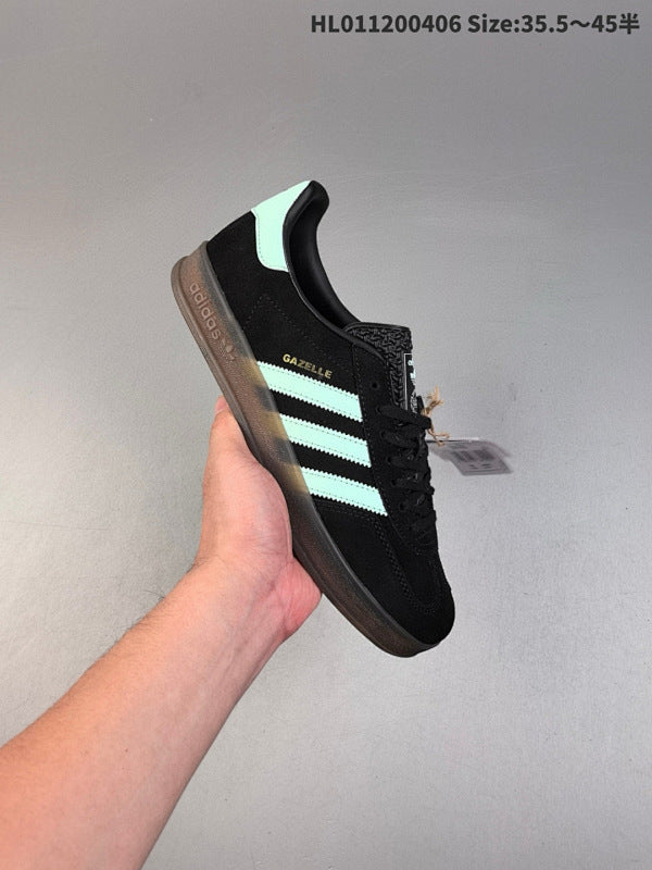 AD Gazelle Indoor Trainers Série Low Rétro Polyvalent Casual Sport Chaussure Skateboard JR7112