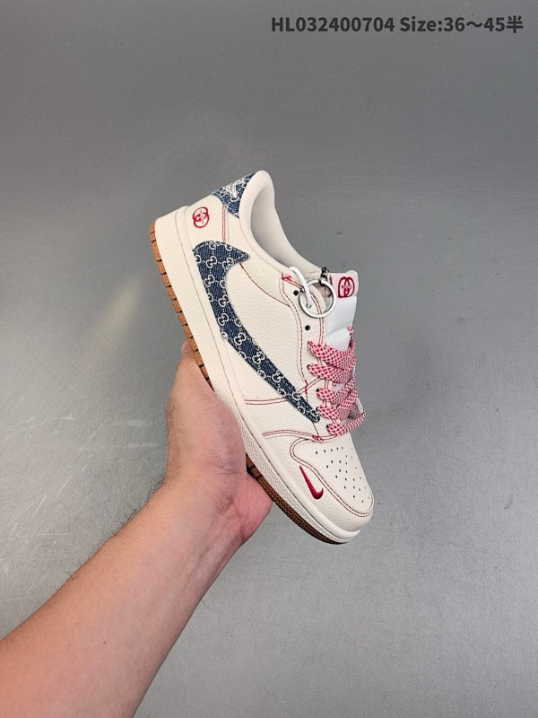 Air Jordan 1 x Travis Scott AJ1 Reverse Swoosh ‘DIY’ XB1979-001