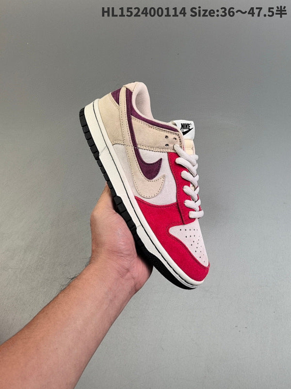 REAL LEATHER WITH HALF SIZE SB Zoom Dunk Low Chaussure Skateboard Série Classique Polyvalent Casual Sport Chaussure Skateboard CT2552 898