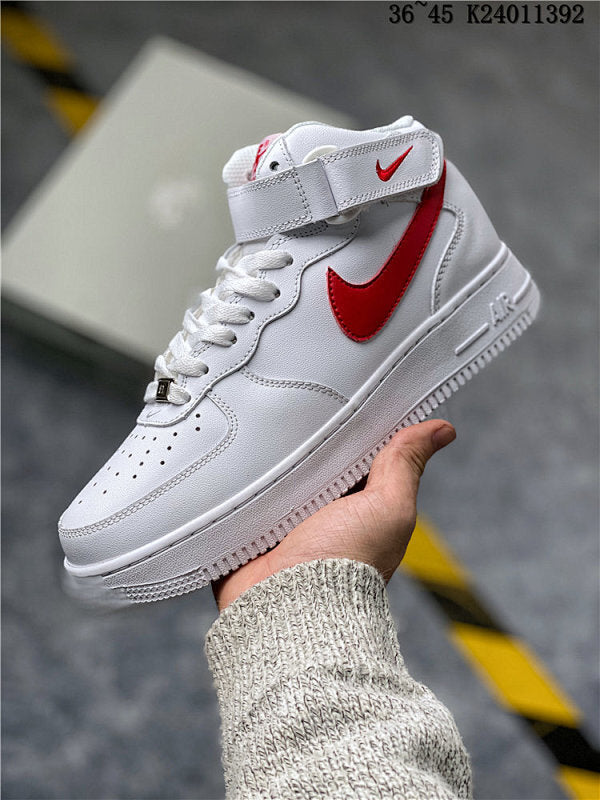 split leather AIR FORCE 1 High Classique Casual Chaussure Skateboard