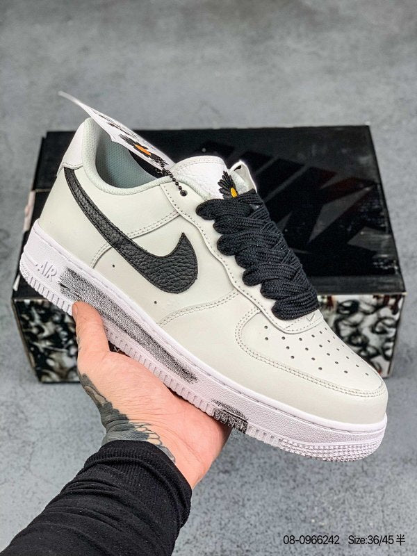 G-Dragon 🌼PEACEMINUSONE x Air Force 1"Para-noise" Low Classique Polyvalent Casual Sport Chaussure Skateboard