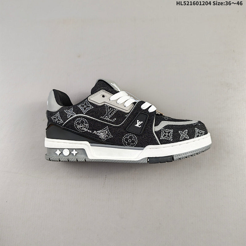 L---- Trainer Sneaker Low Casual Sport Polyvalent Chaussure Skateboard