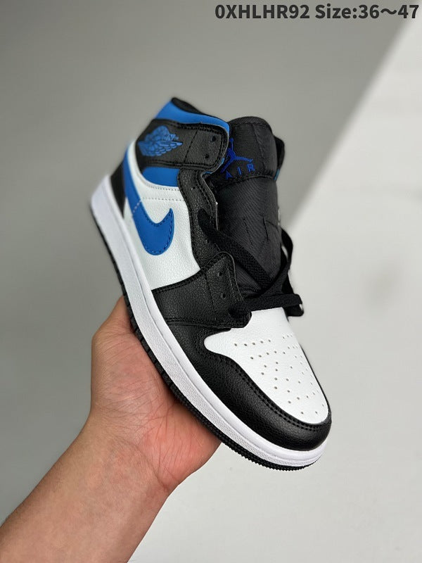 Air Jordan 1 Mid 1 Mid Classique Rétro Casual Sport Chaussure Basketball 554724-116