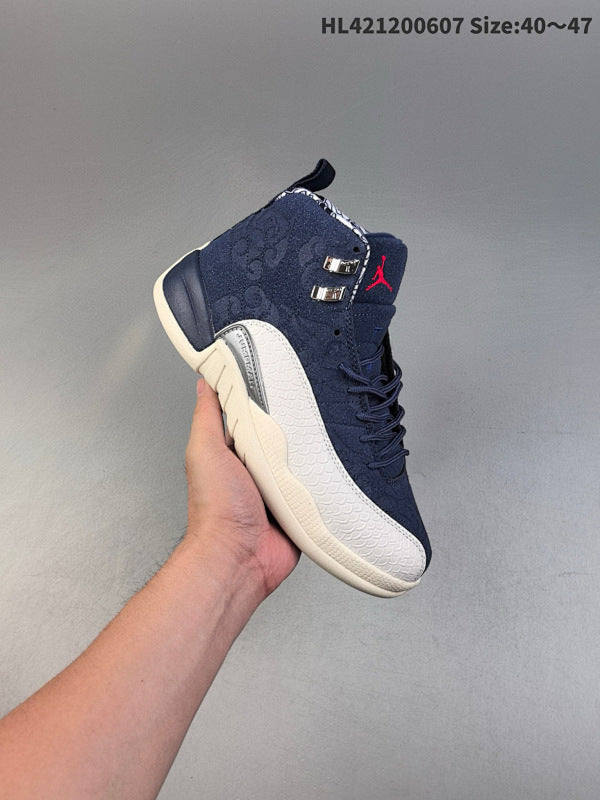 Air Jordan 12 Retro AJ12 Rétro Casual Chaussure Basketball BV8017 445