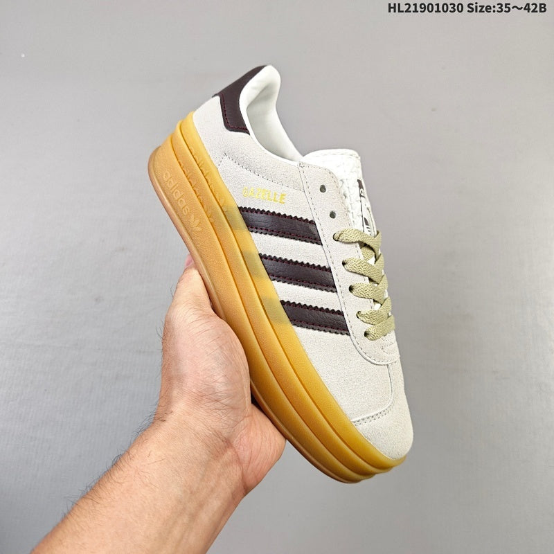 Gazelle Bold w Low Rétro Polyvalent Casual Sport Chaussure Skateboard
