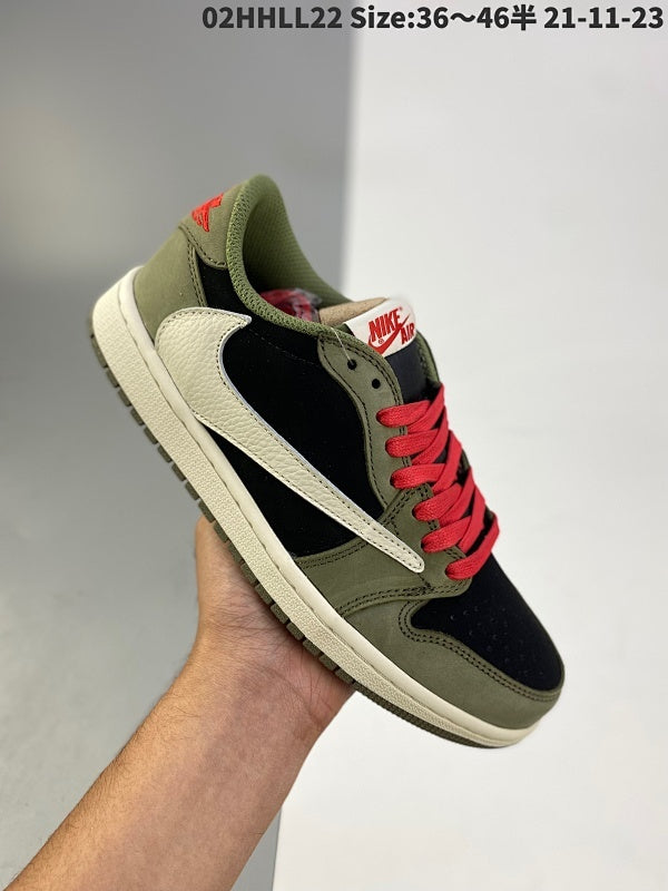 Travis Scott x Fragment x Air Jordan 1 Low Low Reverse Swoosh