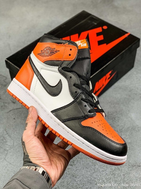 Air Jordan 1 Mid 1AJ1 High Série Casual Chaussure Skateboard Polyvalent Air Sol