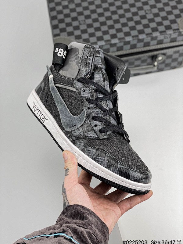 Air Jordan 1 Low AJ1 WH LV 1 High Rétro Casual Sport Chaussure Basketball Air Jordan Air Jordan