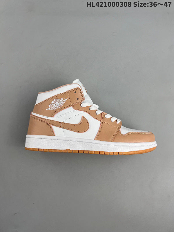 Air Jordan 1 Mid "Tan Gum" Mid AJ1 1 aj1 1 554724-271