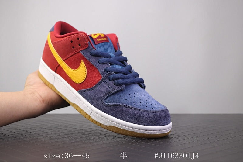 Nk SB Dunk Low“Barcelona” Série Dunk Rétro Low Chaussure Skateboard DJ0606-400 # Classique