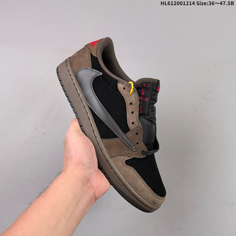 Travis Scott x Fragment x Air Jordan AJ1 Low OG CQ4277 001