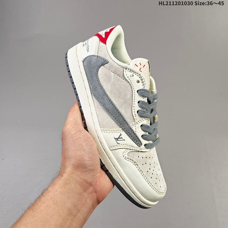 Air Jordan 1 x Travis Scott AJ1 Reverse Swoosh ‘DIY’ :XY2688-103EUR SIZE: