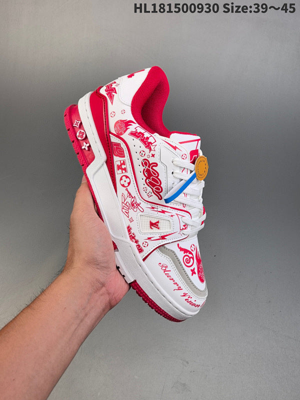 L-- Trainer Sneaker Low Casual Sport Polyvalent Chaussure Skateboard