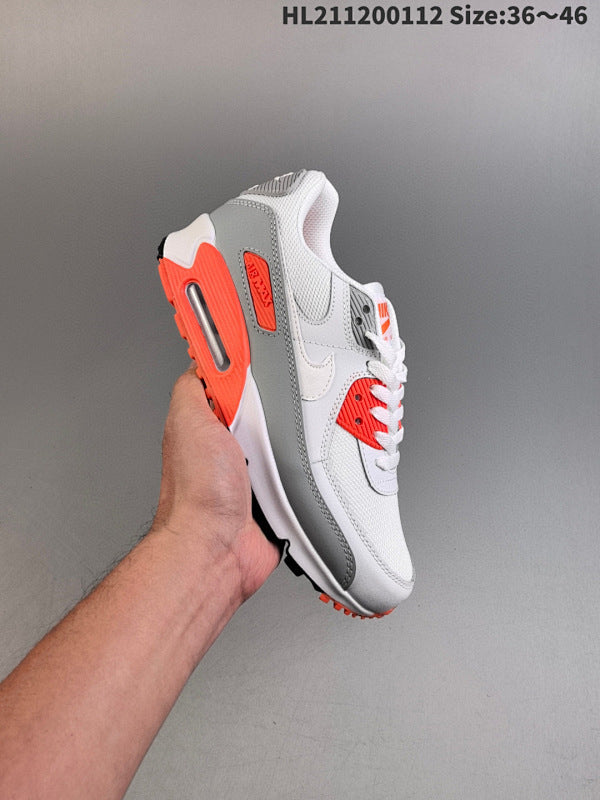 Air Max 90 Série Low Rétro Polyvalent Casual Sport :FB9658-001