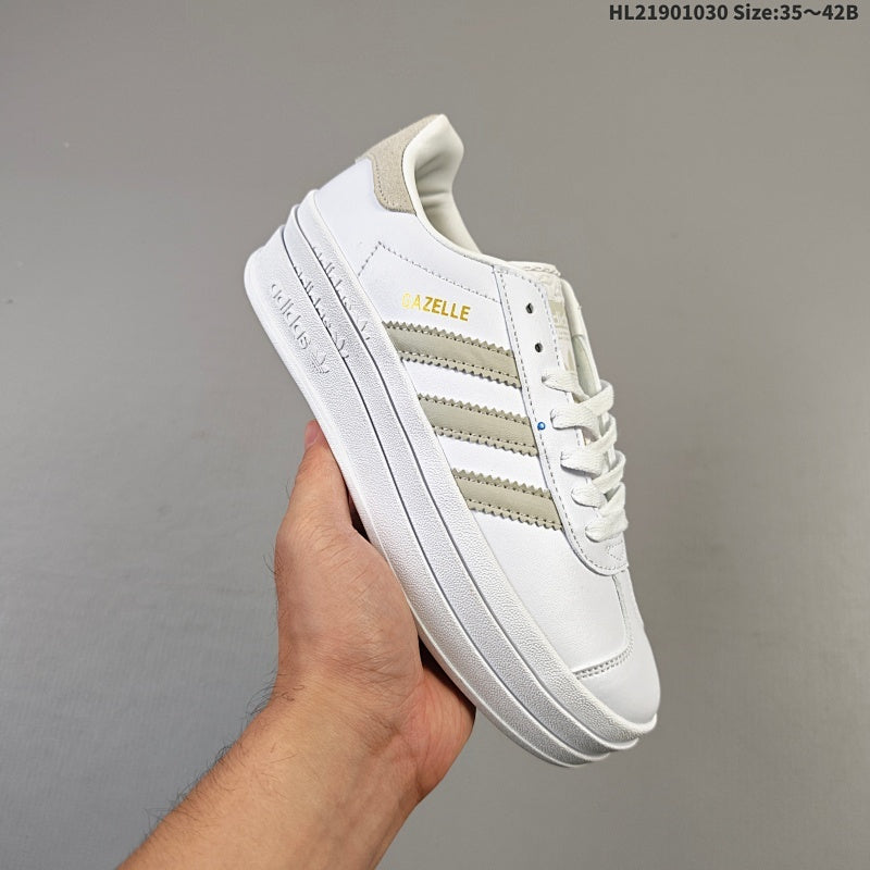 Gazelle Bold w Low Rétro Polyvalent Casual Sport Chaussure Skateboard