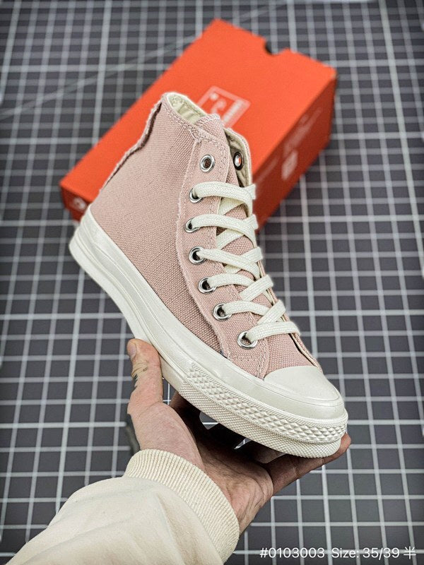 Restructured Chuck 1970 High"Beige/Pink" High Casual Sport Chaussure Skateboard