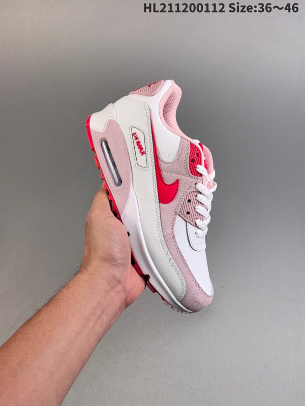 Air Max 90 Série Low Rétro Polyvalent Casual Sport :FB9658-001